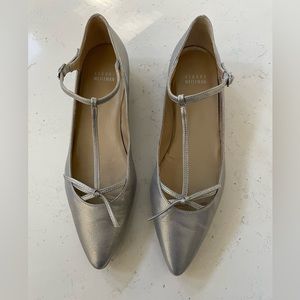 Stuart Weissman Teaseme Axe Galaxy Flats, Size 8